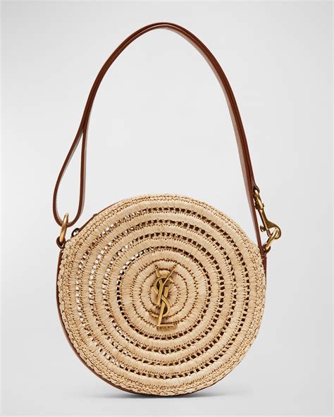 crochet ysl bag|ysl raffia crossbody bag.